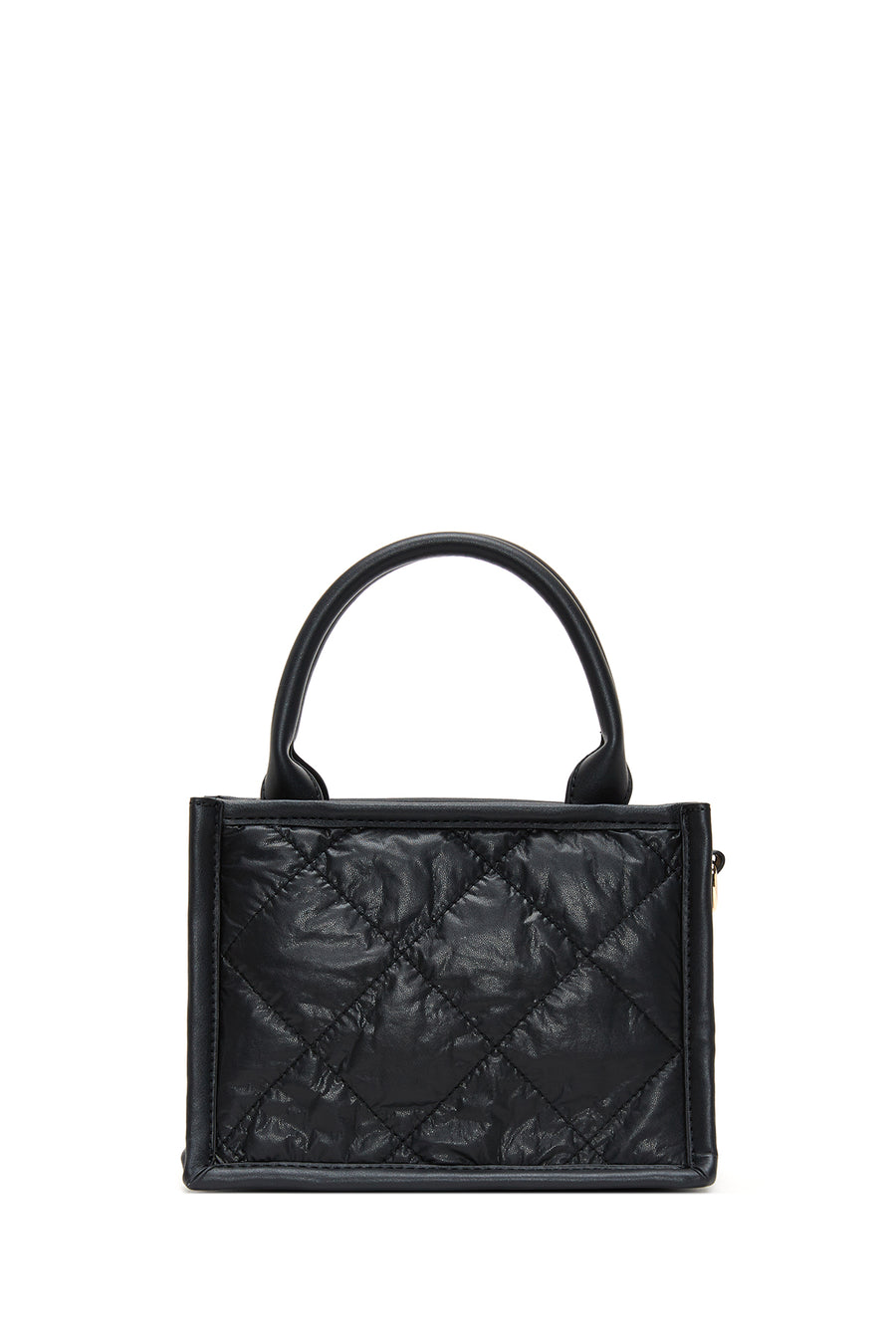 Women's Black Quilted Handbag
