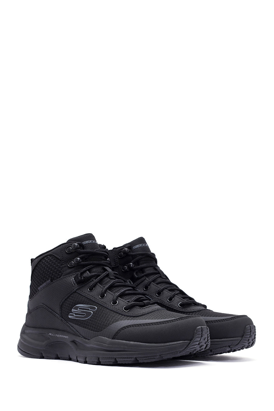 Skechers Erkek Siyah Escape Plan 2.0 - Woodrock Bağcıklı Spor Bot