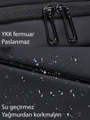 D-Pack Unisex Siyah Teknolojik Kumaş Hardcase Sırt Çantası | Derimod