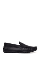 Erkek Siyah Deri Loafer | Derimod