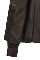 Sandiego Woman Brown Oversize Suede Jacket | Derimod
