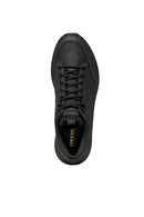 Geox Men's Black Spherica Active X2 Abx Laced Waterproof Leather Sneaker | Derimod