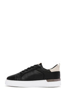 Men's Black Lace-up Leather Sneaker | Derimod