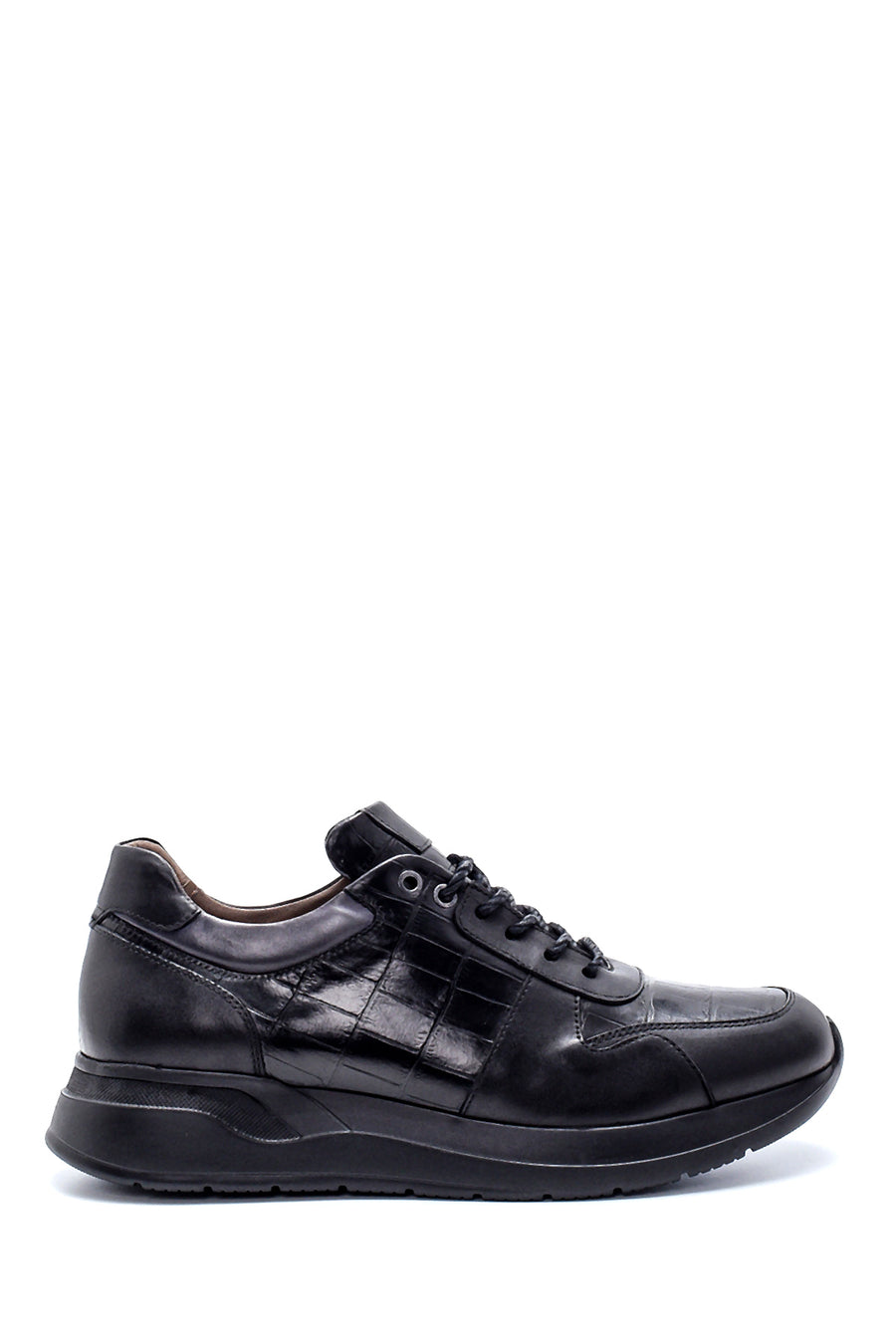 Erkek Deri Kroko Desenli Sneaker 20WFD3286E3 | Derimod