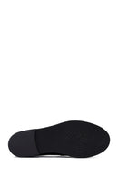 Kadın Siyah Deri Maskülen Loafer | Derimod