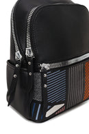 Woman Black Printed Backpack | Derimod