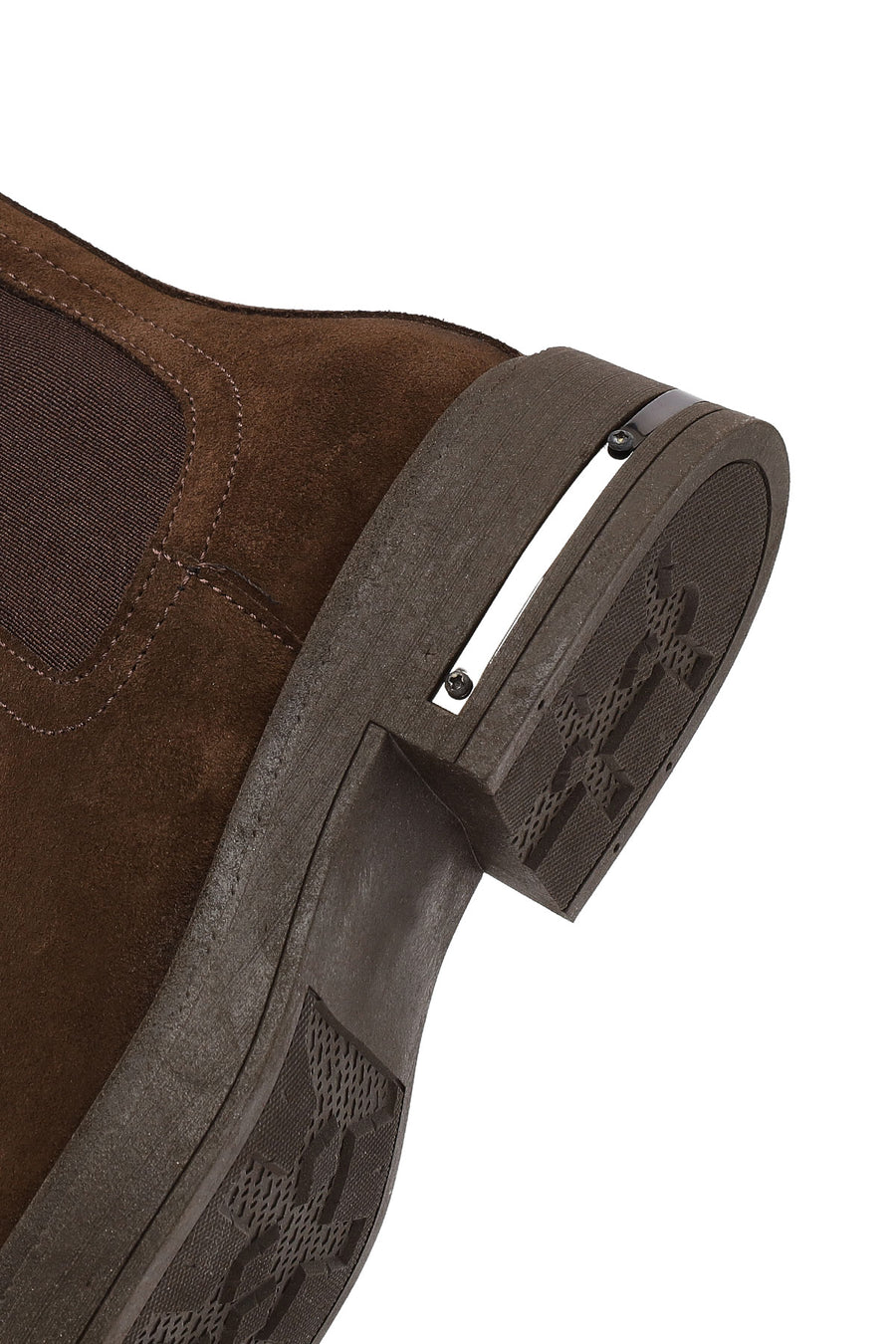 Woman Brown Suede Chelsea Boots