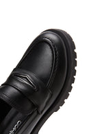 Kadın Siyah Deri Loafer | Derimod