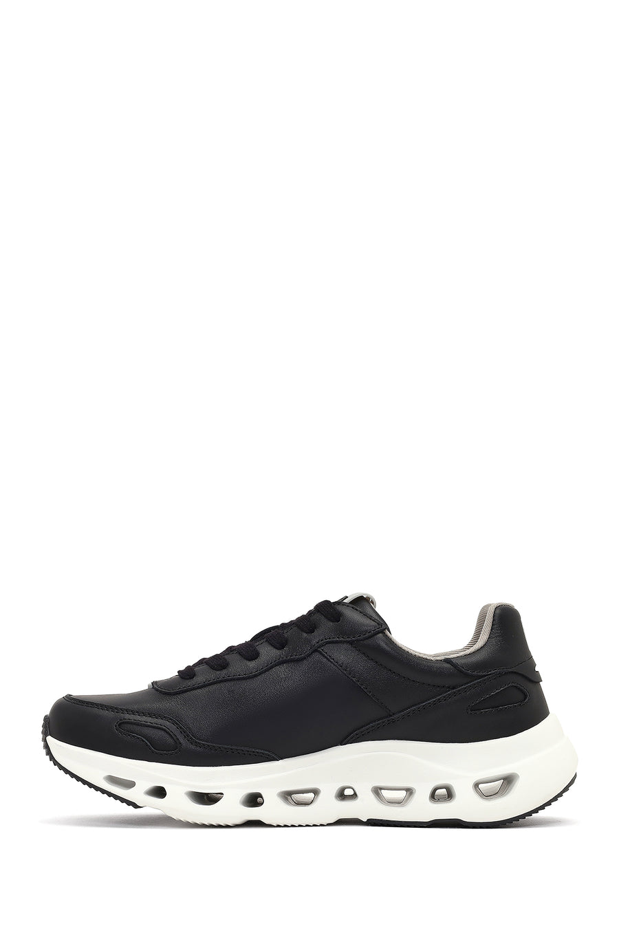 Derimod Studio Erkek Siyah Bağcıklı Kalın Tabanlı Sneaker
