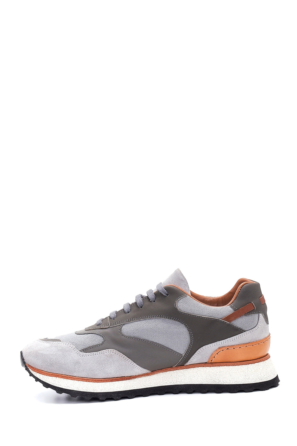 Erkek Deri Süet Detaylı Sneaker
