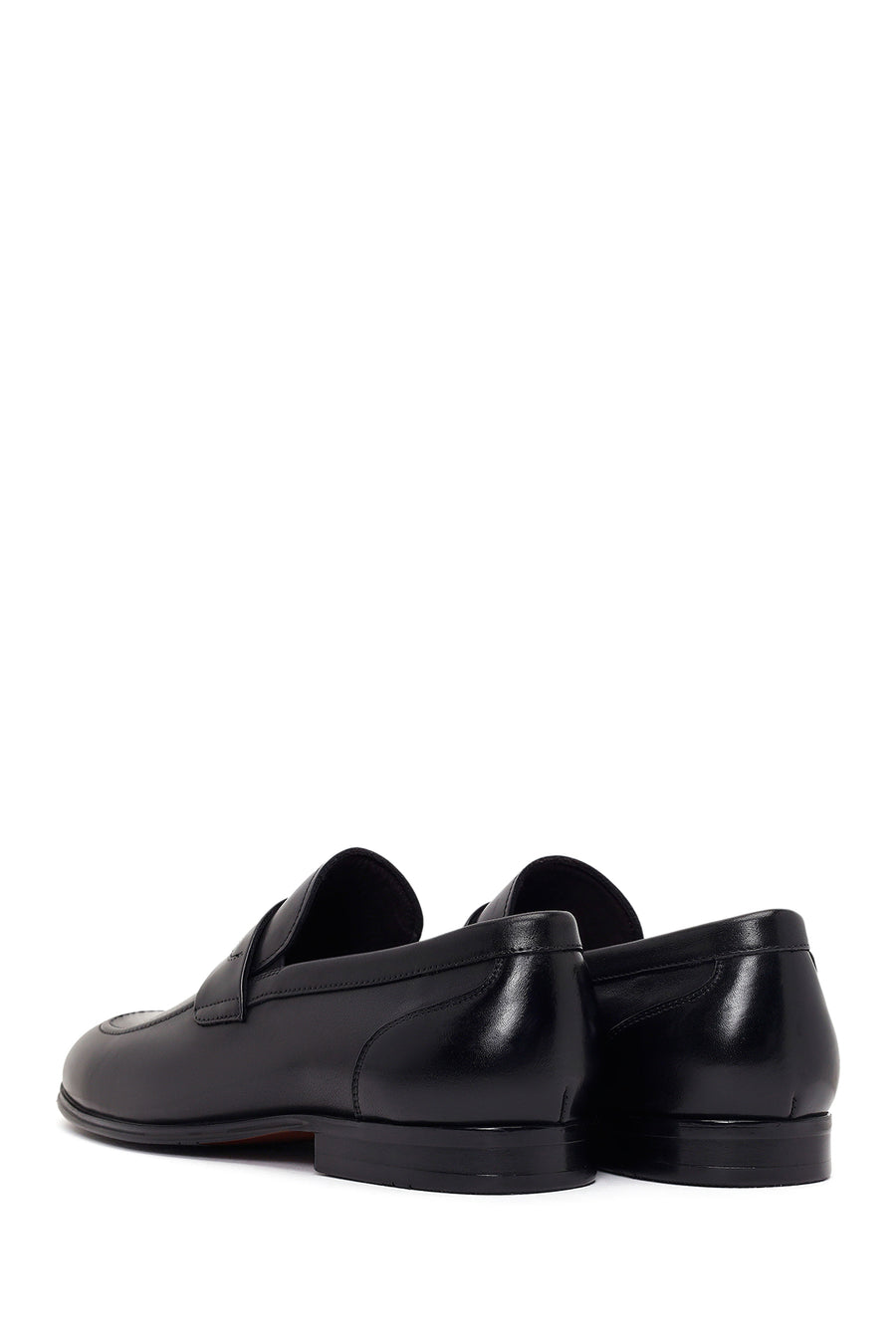 Derimod Black Erkek Siyah Deri Klasik Loafer