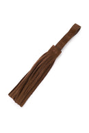 Woman Tan Long-Strap Suede Crossbody Bag | Derimod