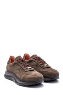 Erkek Deri Nubuk Sneaker | Derimod