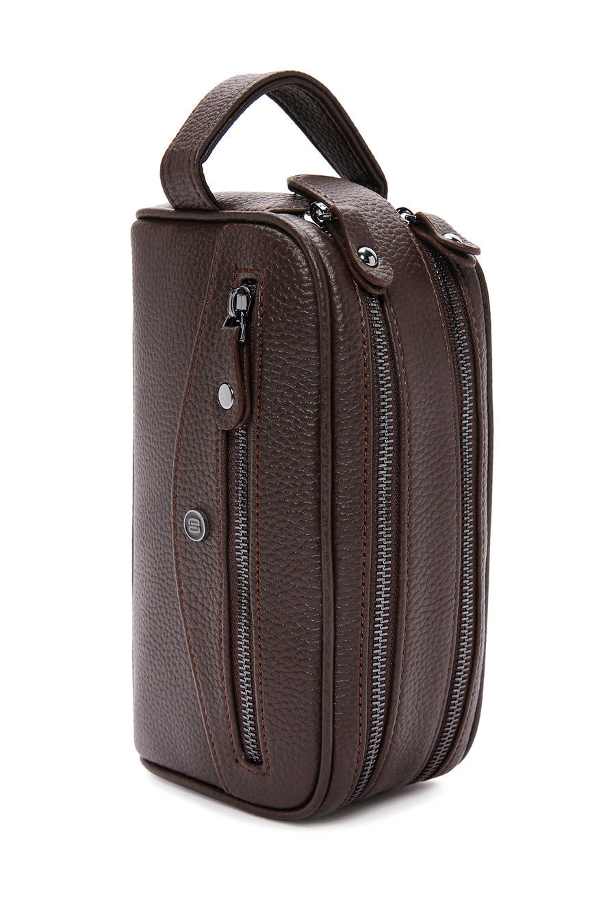 Men's Brown Handbag
