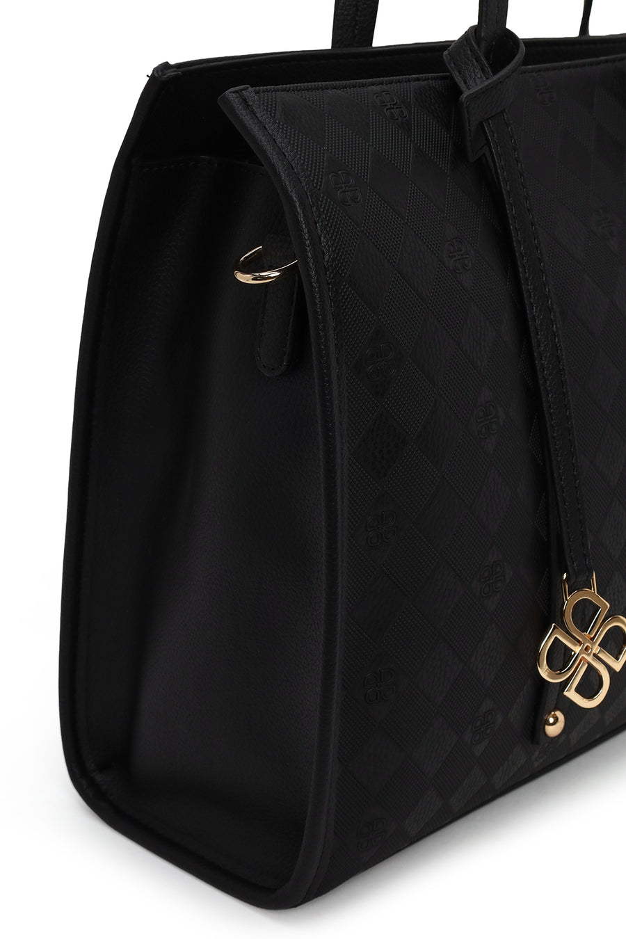 Woman Black Printed Classic Shoulder Bag