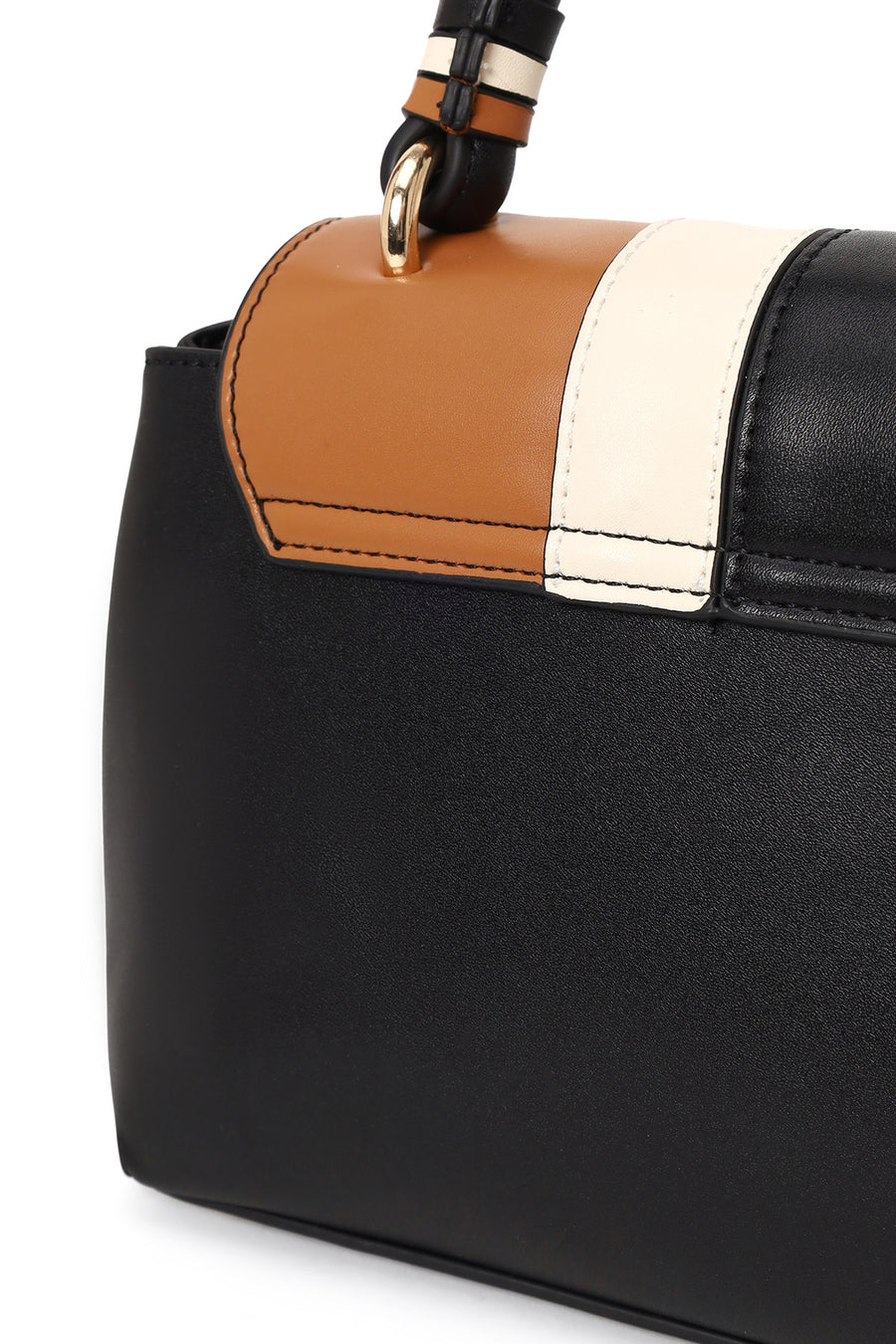 Woman Black Classic Long-Strap Shoulder Bag