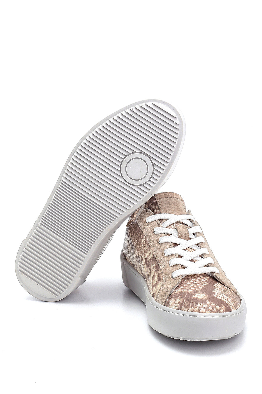 Women's Snakeskin Patterned Sneaker