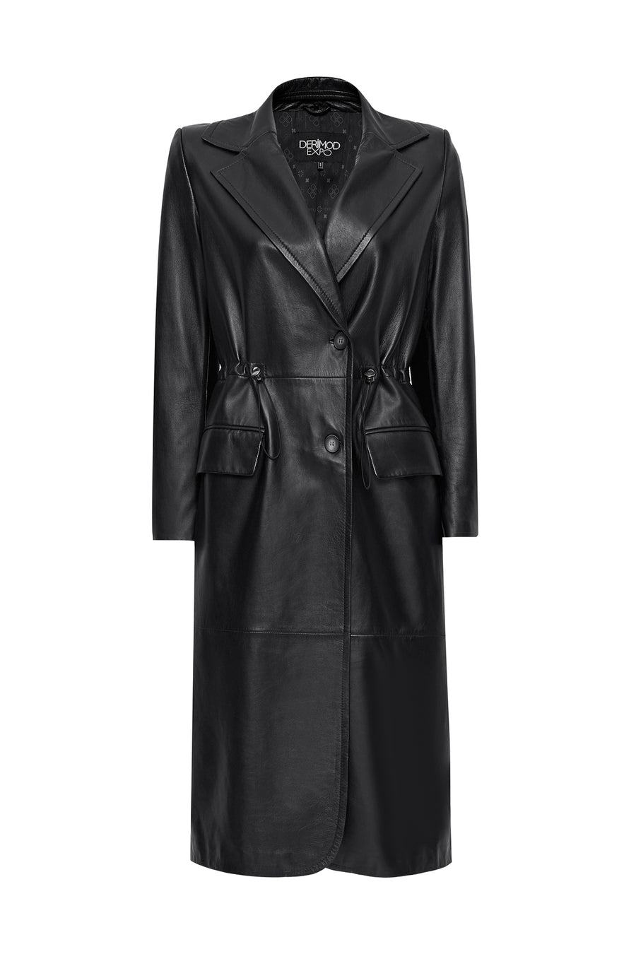Juliet Women's Black Fur Leather Coat