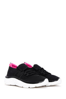 Women's Black Fabric Sneaker | Derimod