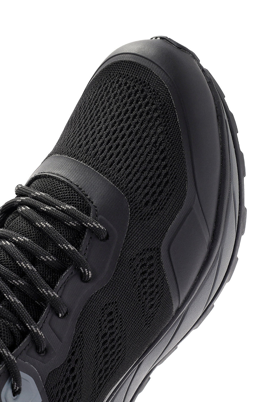 Derimod Dry Men's Black Lace-Up Waterproof Leather Outdoor Boots