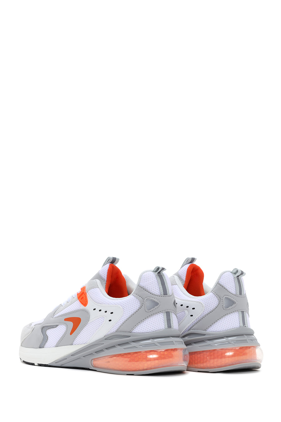 Men's White Suede Detailed Sneaker