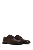 Male Brown Lace-up Leather Casual Shoes | Derimod