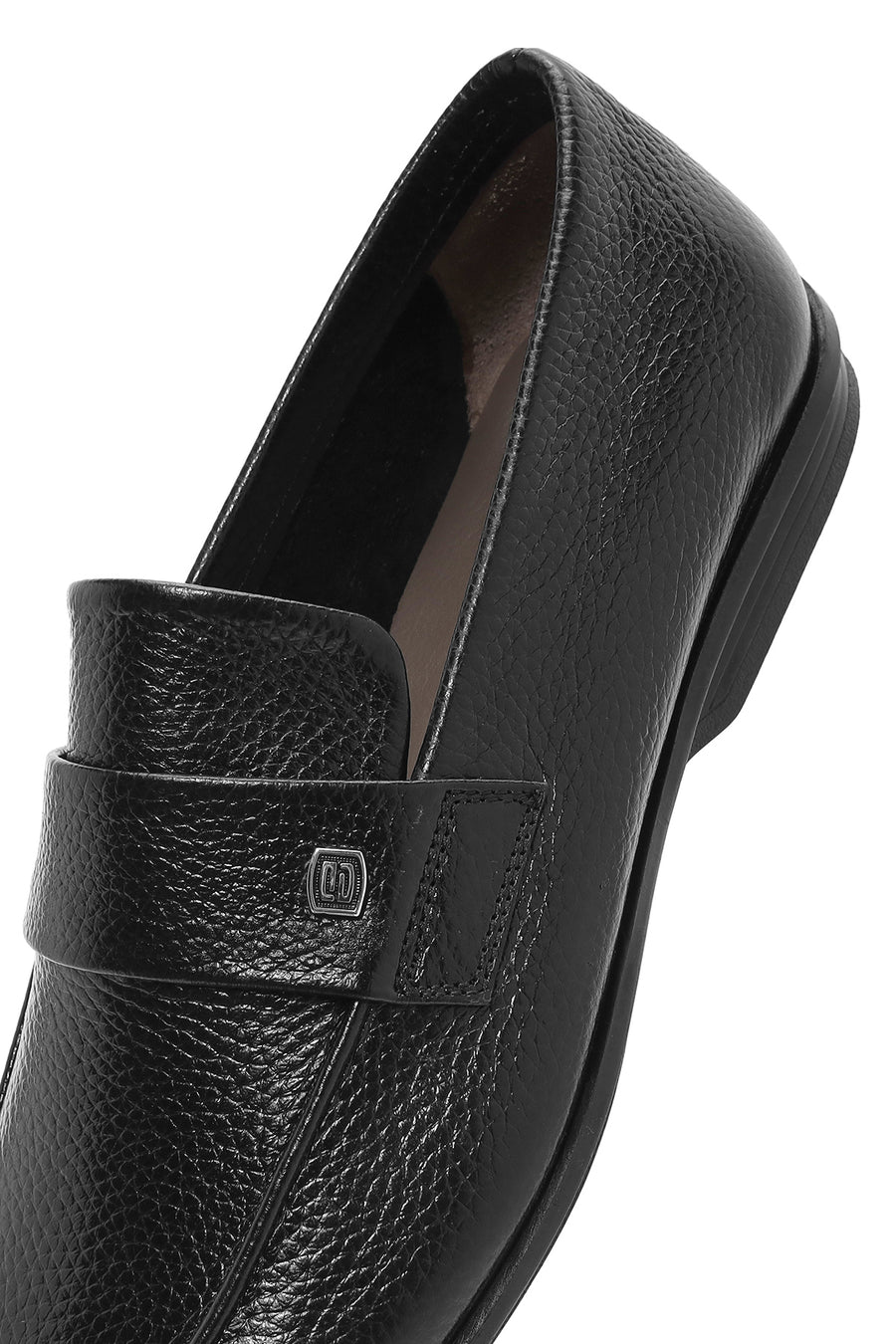 Erkek Siyah Deri Casual Loafer