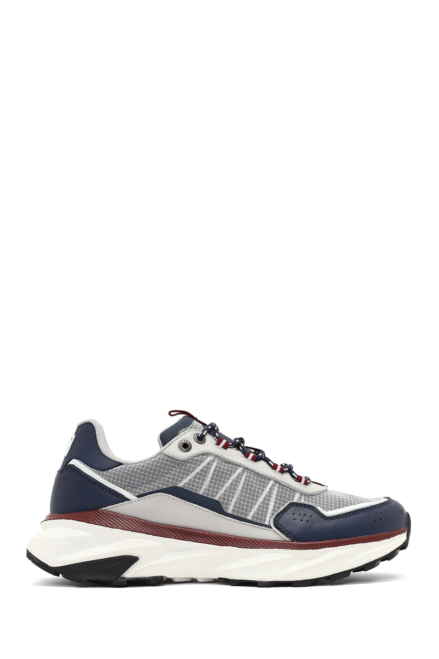Derimod Studio Erkek Lacivert Bağcıklı Kalın Tabanlı Sneaker 25WFD780114 | Derimod