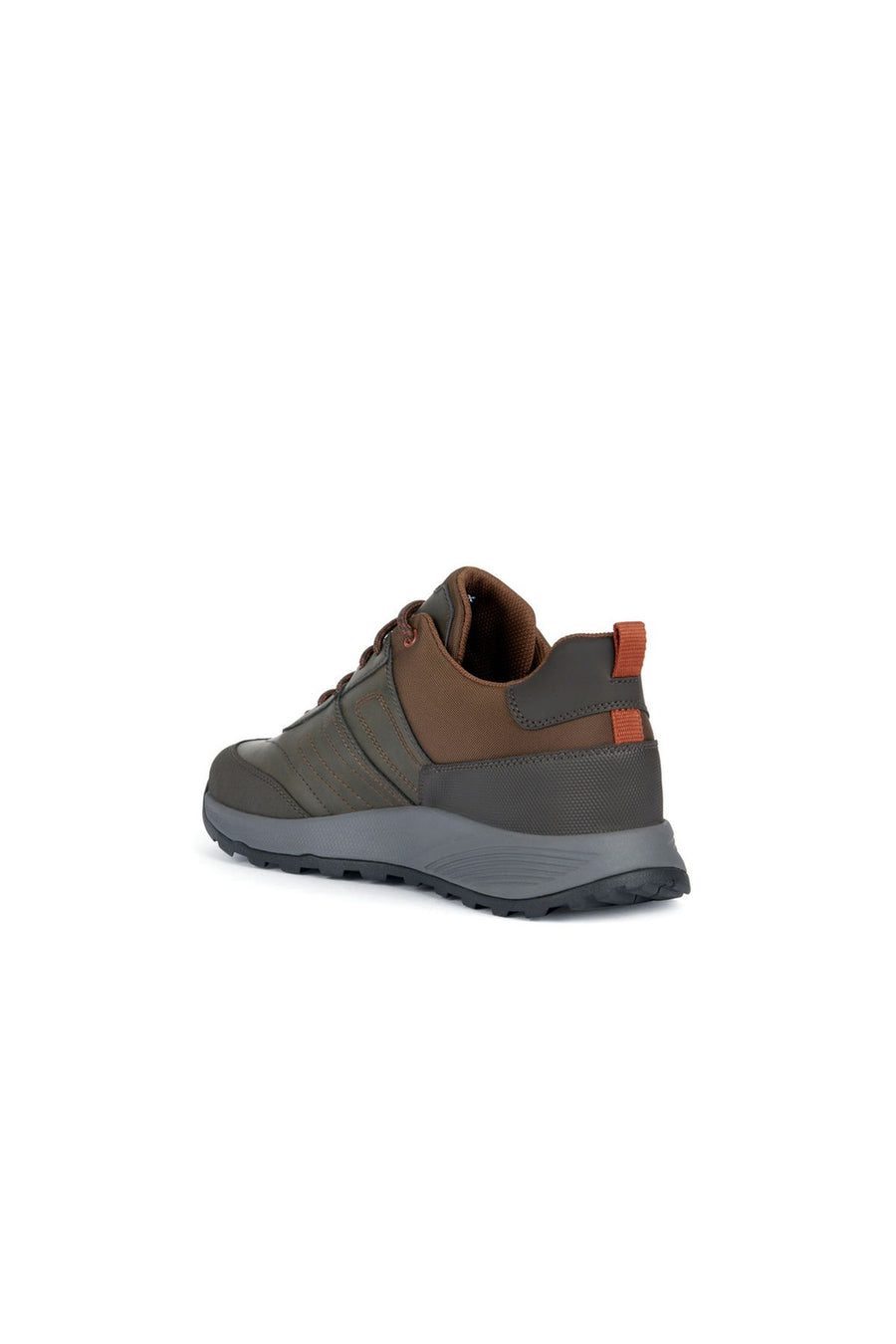 Geox Men's Brown Maro Lace-up Leather Sneaker