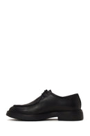 Male Black Lace-up Leather Casual Shoes | Derimod