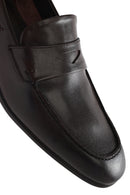 Erkek Kahverengi Deri Casual Loafer | Derimod