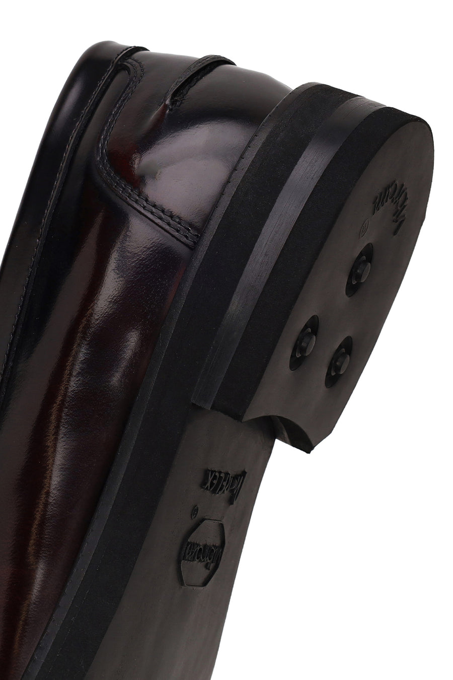 Male Burgundy Leather Casual Loafer