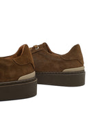Men's Tan Lace-Up Leather Sneaker | Derimod