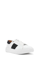 ACBC x Derimod Men's White Lace-Up Sneakers | Derimod