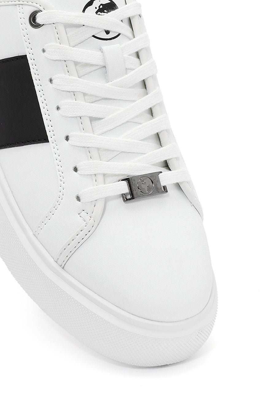 ACBC x Derimod Men's White Lace-Up Sneakers