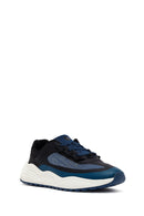 ACBC x Derimod Erkek Lacivert Bağcıklı Kalın Tabanlı Kumaş Sneaker | Derimod