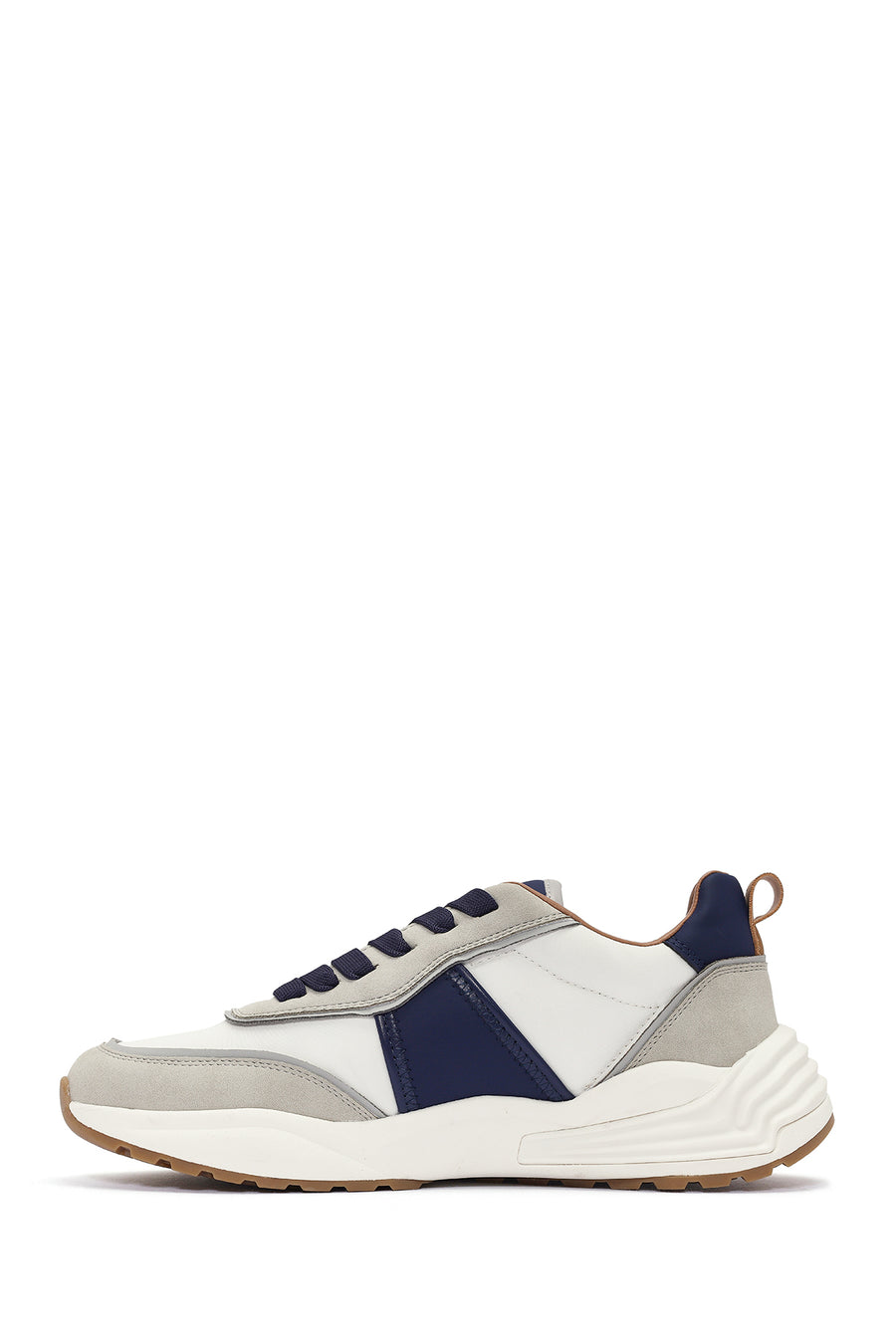 ACBC x DERİMOD Erkek Bej Bağcıklı Kalın Tabanlı Sneaker