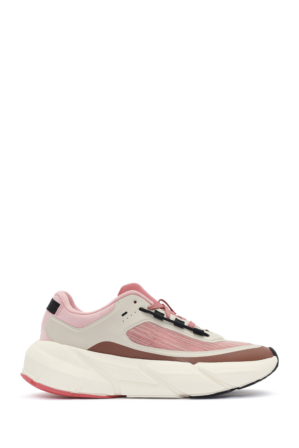 ACBC x DERİMOD Kadın Pembe Bağcıklı Kalın Tabanlı Sneaker