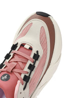 ACBC x DERİMOD Women's Pink Laced Thick Soled Sneaker | Derimod