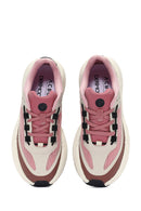 ACBC x DERİMOD Women's Pink Laced Thick Soled Sneaker | Derimod