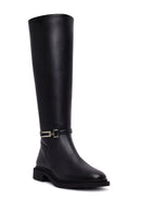 Woman Black Zip Closure Boot | Derimod
