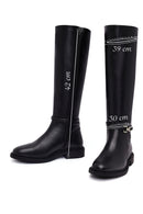 Woman Black Zip Closure Boot | Derimod