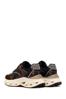 Woman Brown Lace-Up Chunky Sneaker | Derimod