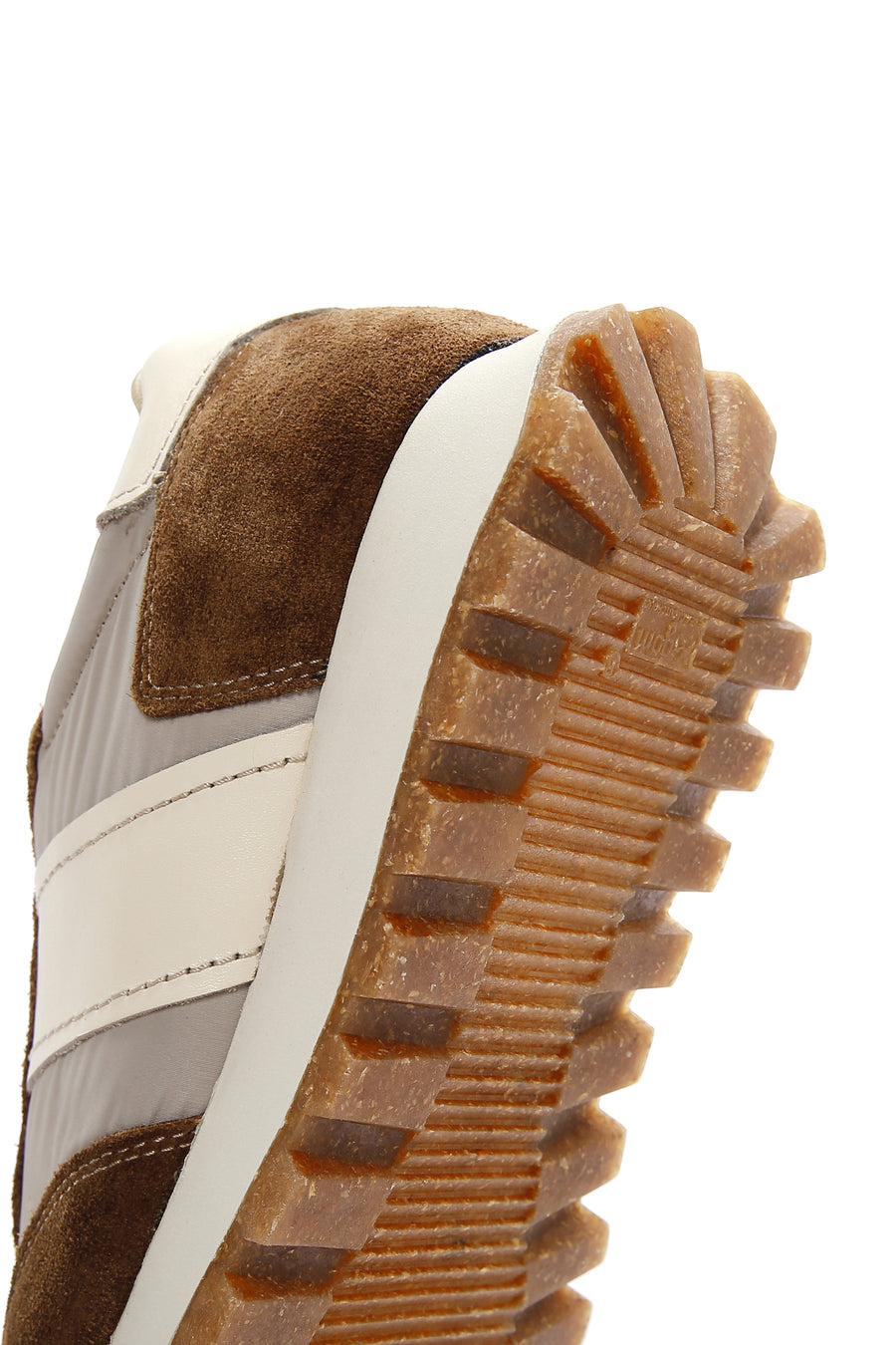 Erkek Vizon Süet Deri Detaylı Sneaker