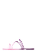 Women's Purple Transparent Jelly Slippers | Derimod