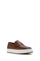 Erkek Taba Deri Loafer | Derimod