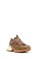 Kadın Camel Bağcıklı Kalın Tabanlı Sneaker | Derimod