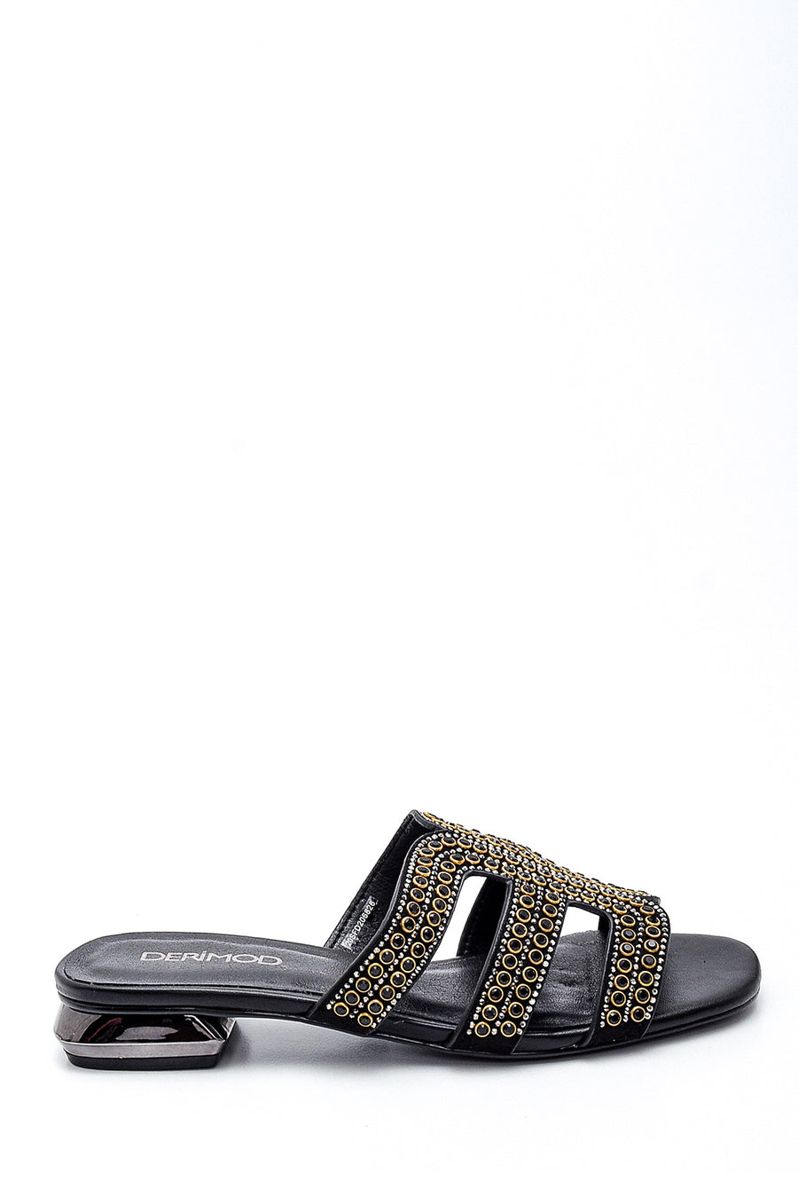 Women's Stone Detailed Casual Slippers 20SFD206826 | Derimod
