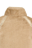 St-Moritz Woman Beige Oversize Teddy Coat | Derimod