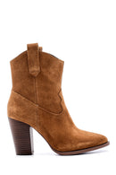 Women's Suede Heeled Boots | Derimod